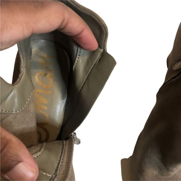 Sam Edelman Grey Heel Booties - Picture 4 of 6